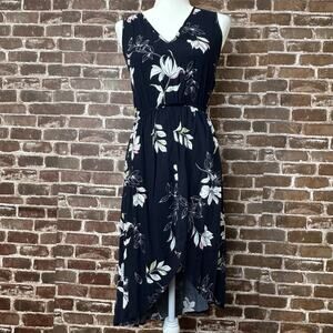 Paris Pink Dress Blue Floral Light Weight Medium